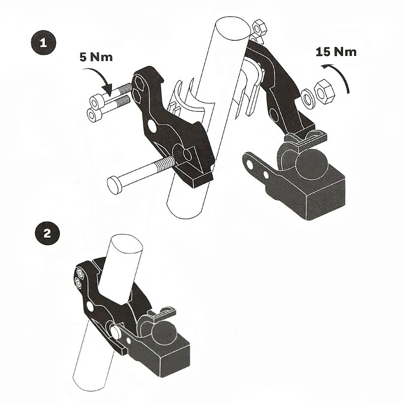 Adaptateur Tige De Selle Pour Fixation Remorque Vélo - Hebie – Image 3