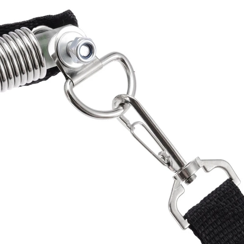 Attache Remorque Vélo Sur Axe De Roue Avec Ressort Et Sangle De Sécurité – Image 2