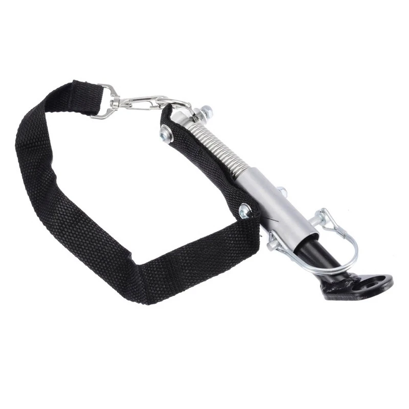 Attache Remorque Vélo Sur Axe De Roue Avec Ressort Et Sangle De Sécurité – Image 4