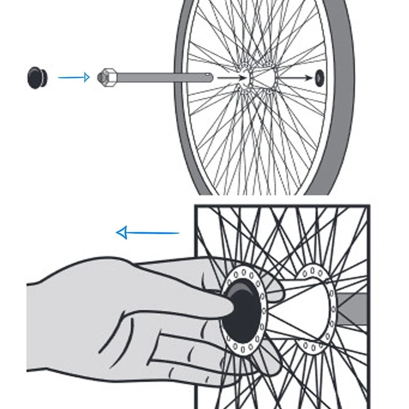 Axes De Roue Pour Remorque Vélo Y-Frame Carry Freedom – Image 3