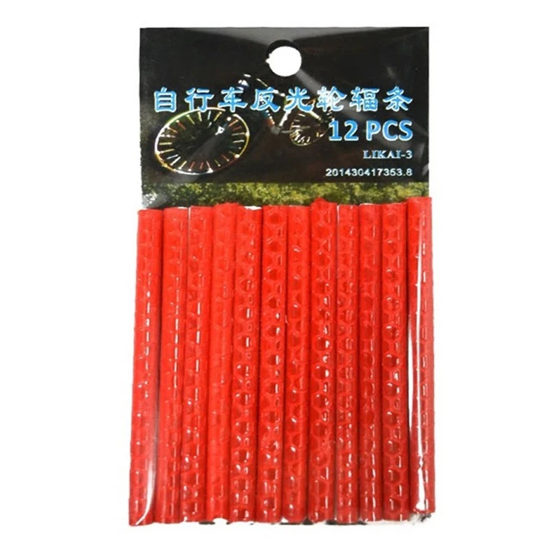 Barrettes Réfléchissantes Colorés Pour Rayons De Vélo – Image 3