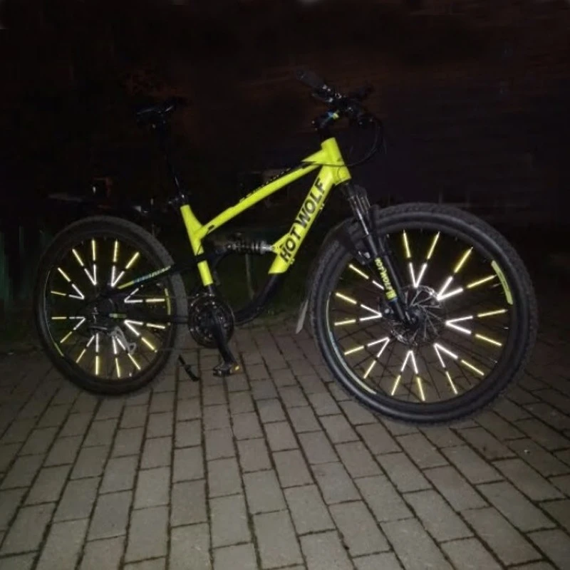 Barrettes Réfléchissantes Colorés Pour Rayons De Vélo – Image 4