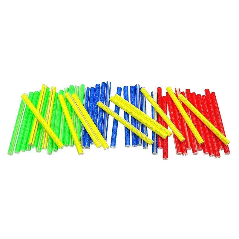 Barrettes Réfléchissantes Colorés Pour Rayons De Vélo