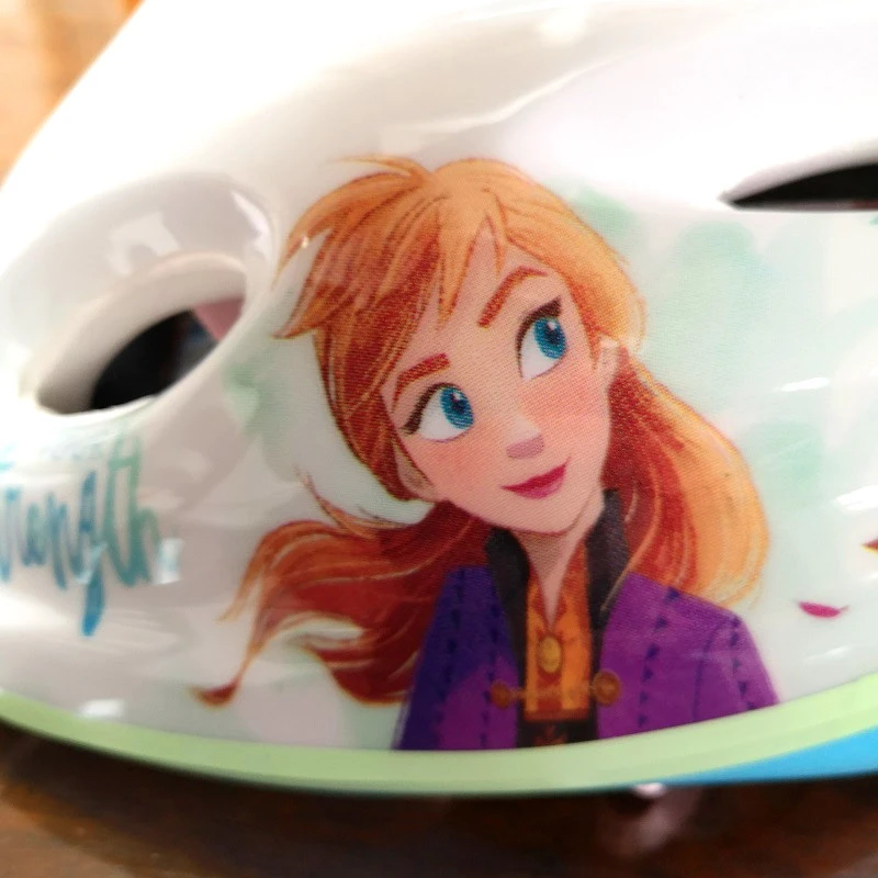 Casque Vélo Enfant Disney V2 Frozen Avec Molette De Réglage Pastel (taille 52-56) – Image 5