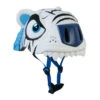 Casque Vélo Enfant Tigre Blanc Crazy Safety