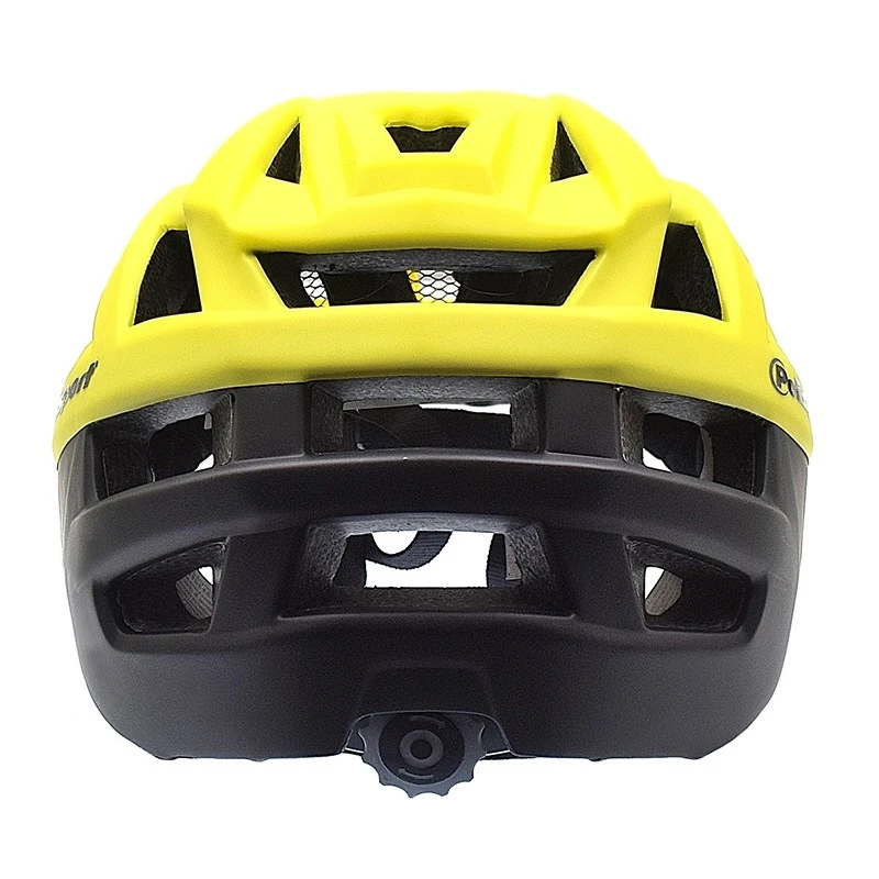 Casque VTT POLISPORT E3 Jaune Fluo - Noir Mat - Tailles M Ou L â Image 5