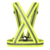 WOWOW Ceinture Jaune Réfléchissante Réglable Pour Piéton Ou Cycliste