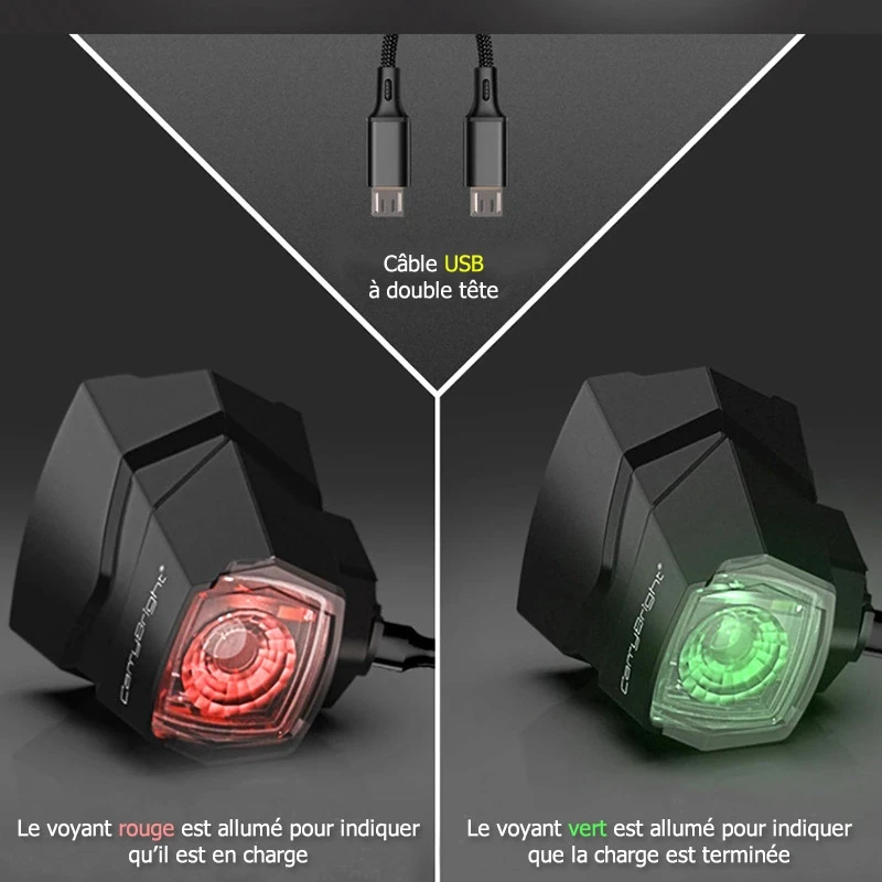 Clignotants à LED Avec Rétroviseurs Intégrés Pour Vélo – Image 5