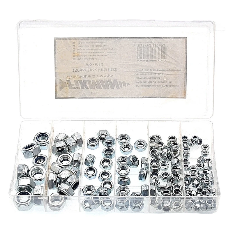 Coffret D'écrous Autofreinés Pour Vélo Et Remorque