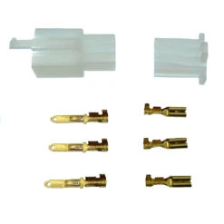 Connecteur Plastique 3 Fiches Male Et Femelle Avec Cosses