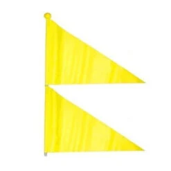 Drapeau De Sécurité Double Fanion Pour Vélo Et Remorque