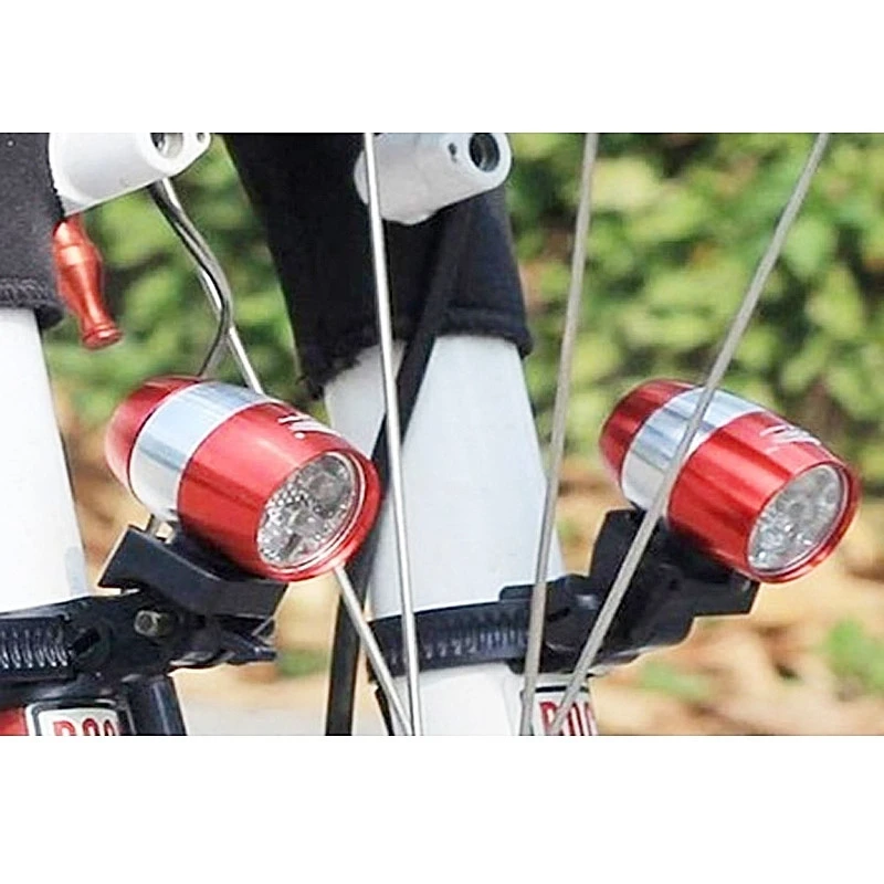 Eclairage Aluminium 6 LED étanche Pour Vélo – Image 2