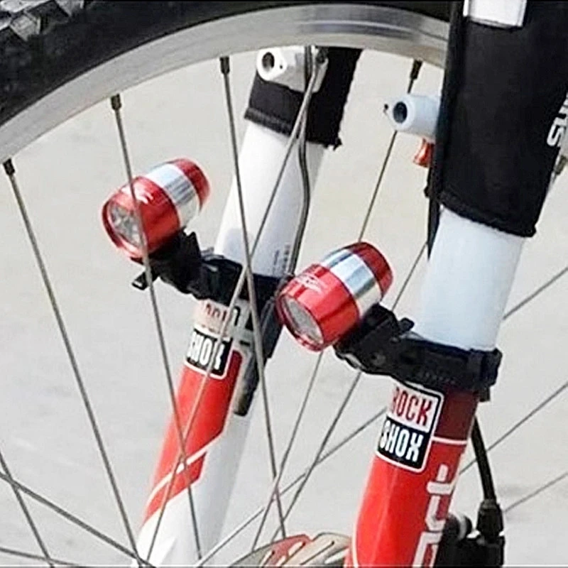 Eclairage Aluminium 6 LED étanche Pour Vélo – Image 3