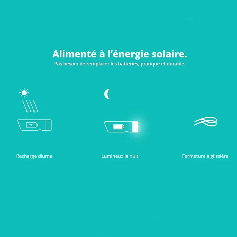 Eclairage Avant Et Arrière Solaire Pour Vélo LITTA 2 – Image 4