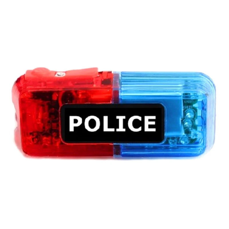 Eclairage Clignotant Ă Pince POLICE Pour Cycliste