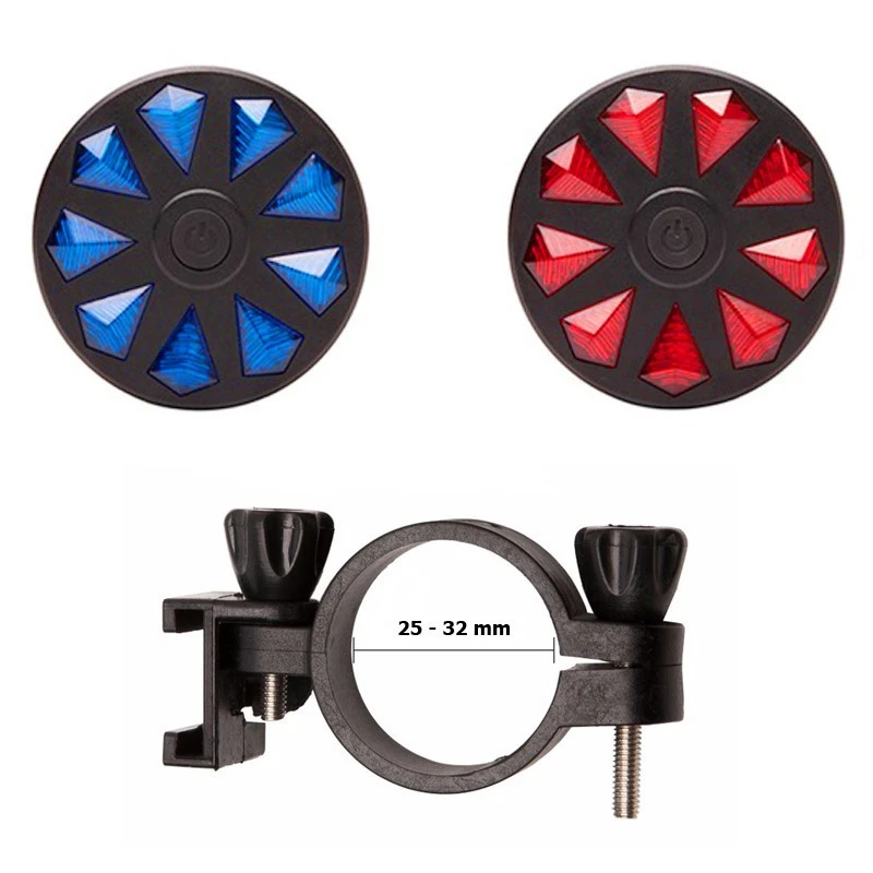 Eclairage DIAMANT Vélo 9 LED Haute Luminosité – Image 4