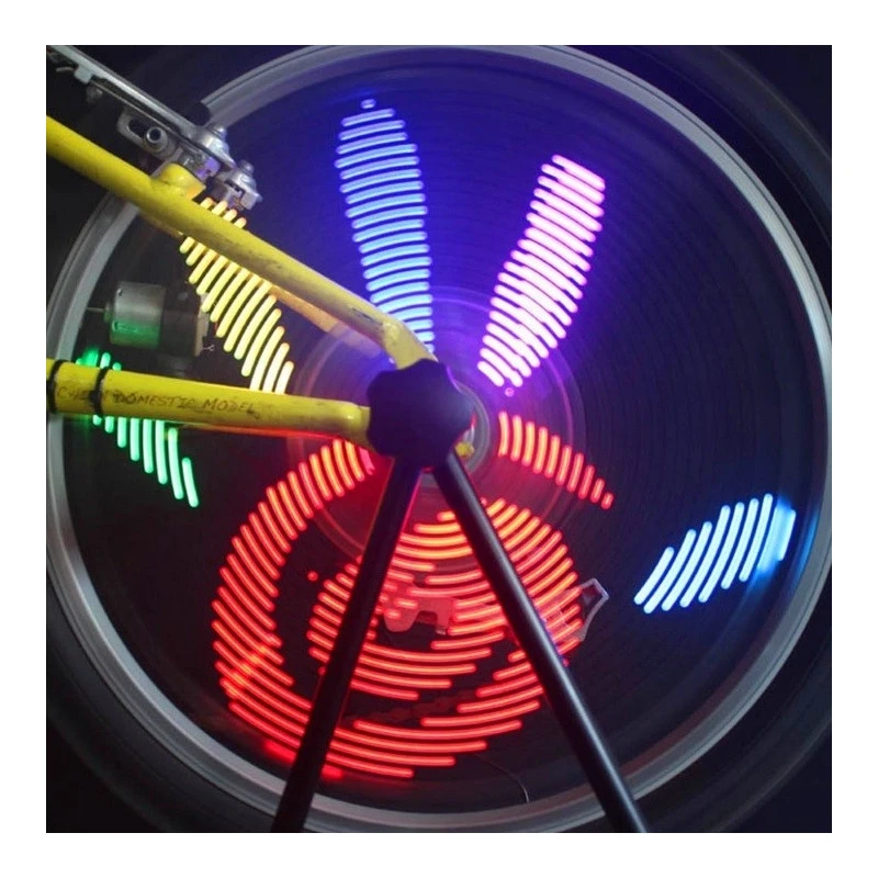 Eclairage Pour Roue De Vélo 96 LED - 220 Lumens – Image 5