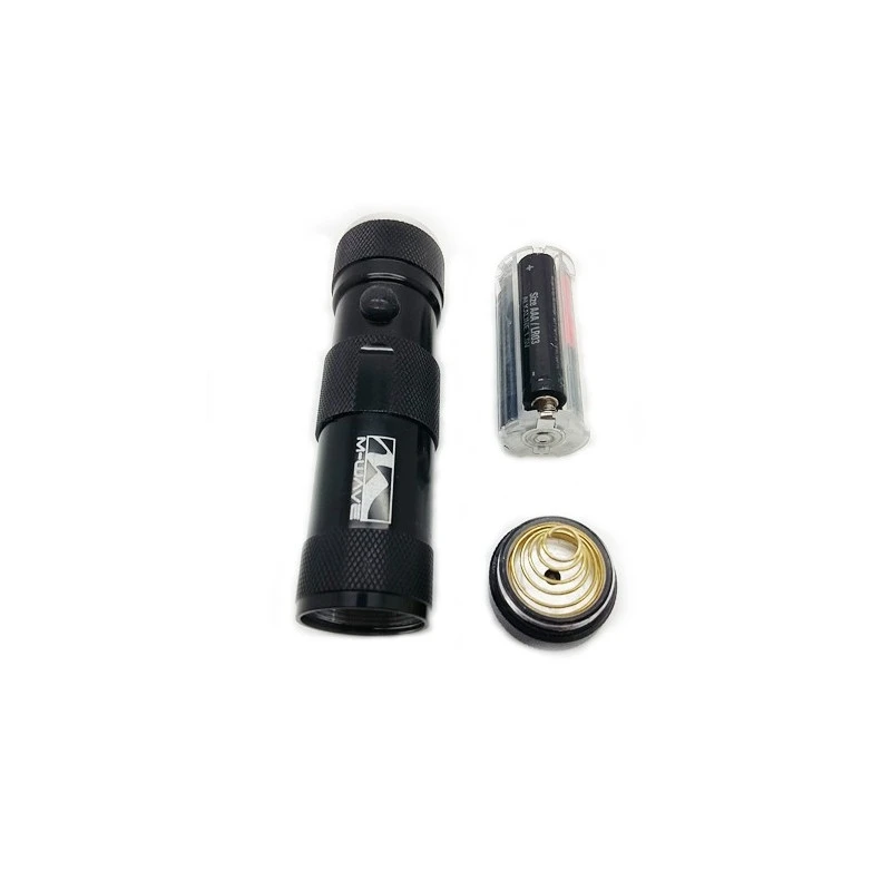 M-Wave Eclairage Pour Vélo Avant 8 LEDs Avec Laser – Image 3