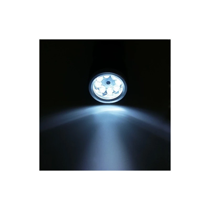 M-Wave Eclairage Pour Vélo Avant 8 LEDs Avec Laser – Image 4