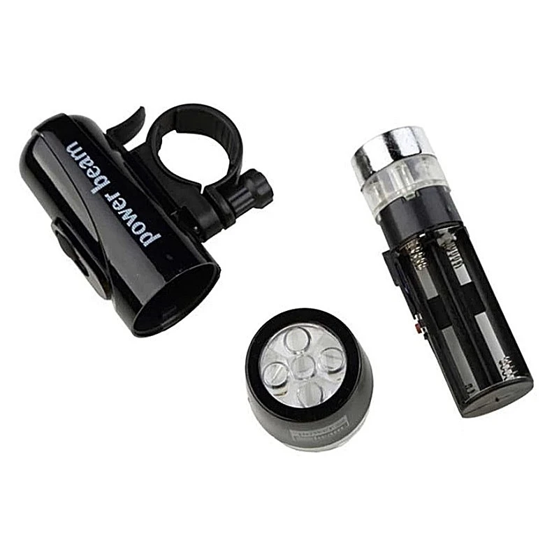 Point Feu Avant 5 LEDs Pour Vélo Sur Guidon – Image 3