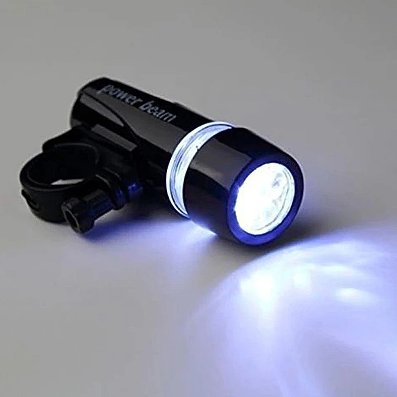 Point Feu Avant 5 LEDs Pour Vélo Sur Guidon – Image 4