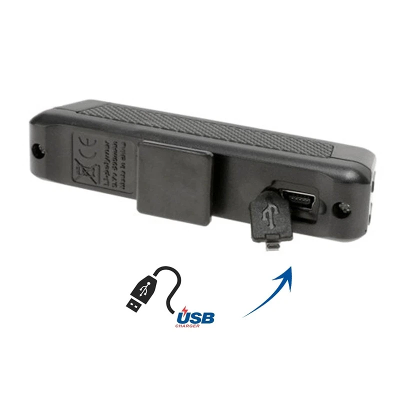 Feu Vélo Arrière 30 Lumens Rechargeable USB Comet Moon – Image 4