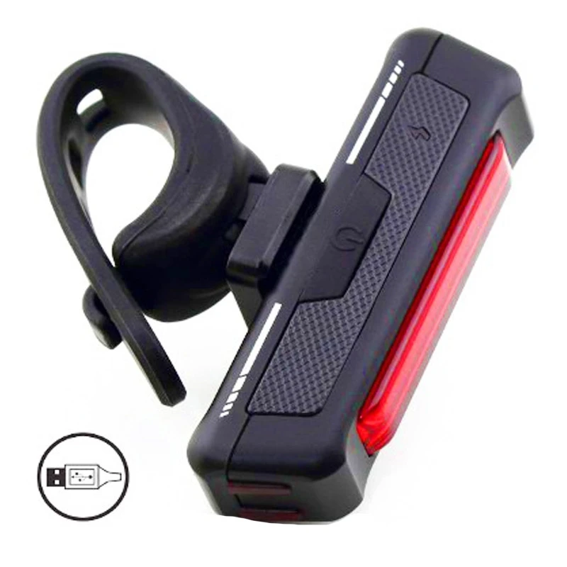 Feu Vélo Arrière 30 Lumens Rechargeable USB Comet Moon