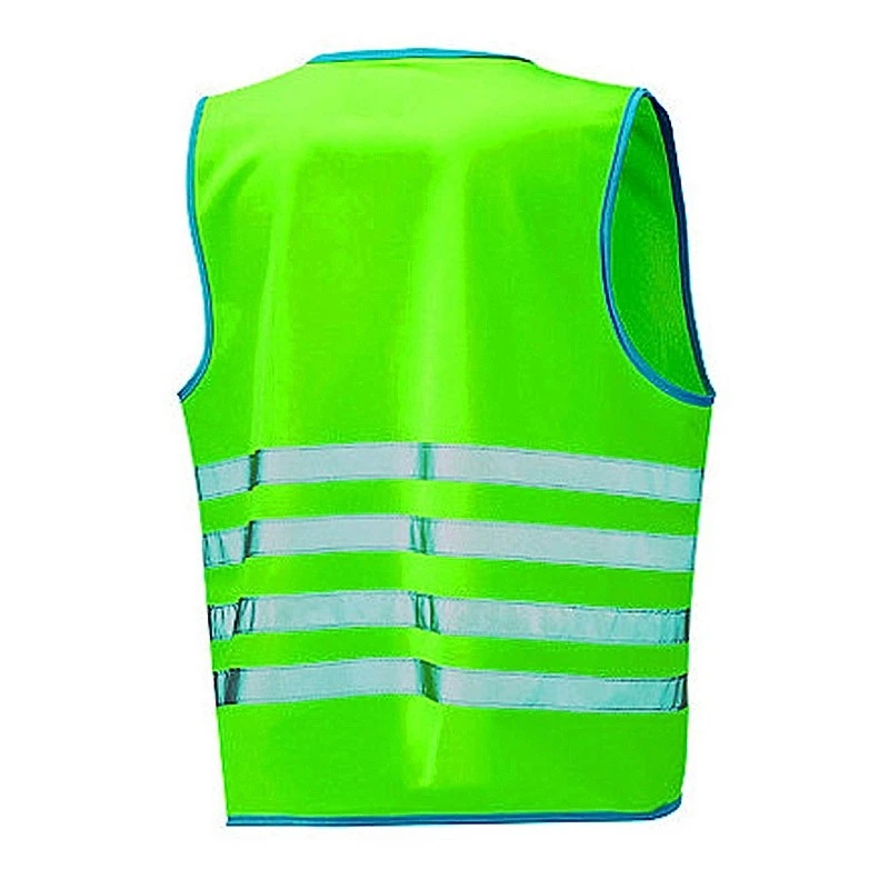 Gilet De Sécurité Enfant à Vélo Haute Visibilité Vert Wowow – Image 5