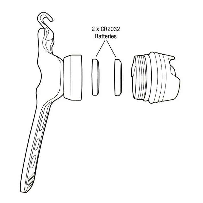 Silverline Jeu De 2 Lampes De Sécurité En Aluminium Pour Vélo – Image 2