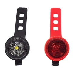 Kit D'éclairage En Silicone Avant Et Arrière Pour Vélo