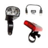 Kit éclairage Vélo Avant/arrière Rechargeable Sur Port USB