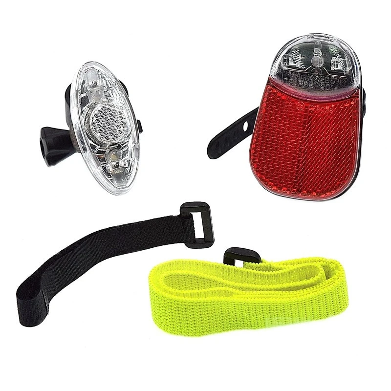 Kit éclairages à Piles Homologué Pour Vélo