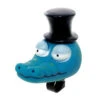 Messingschlager Klaxon Figurine Crocodile Pour Enfants