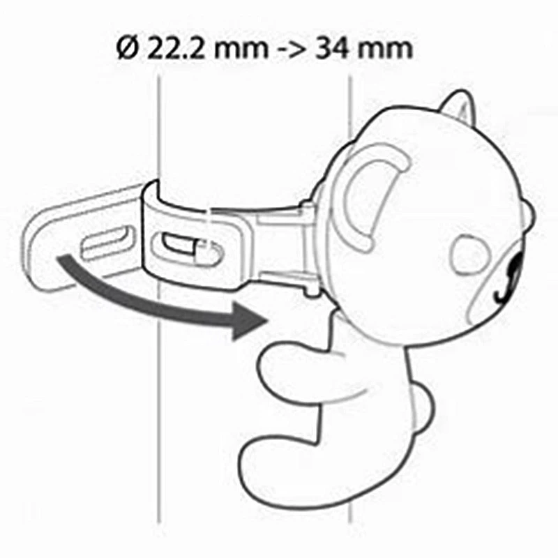 Lampe Arrière Zoonimal Ourson Pour Vélo Enfant – Image 3