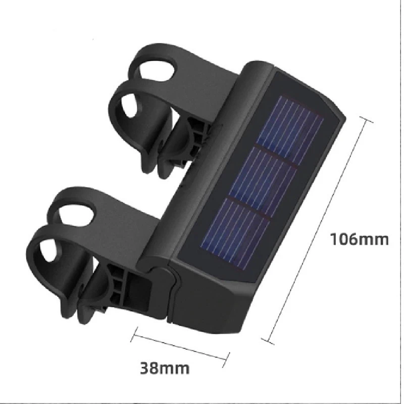 Lampe De Vélo à énergie Solaire, étanche IPX6 – Image 2