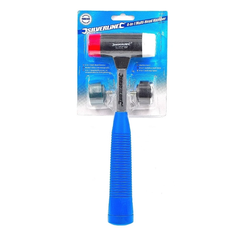Silverline Maillet 4 Têtes Interchangeables – Image 5