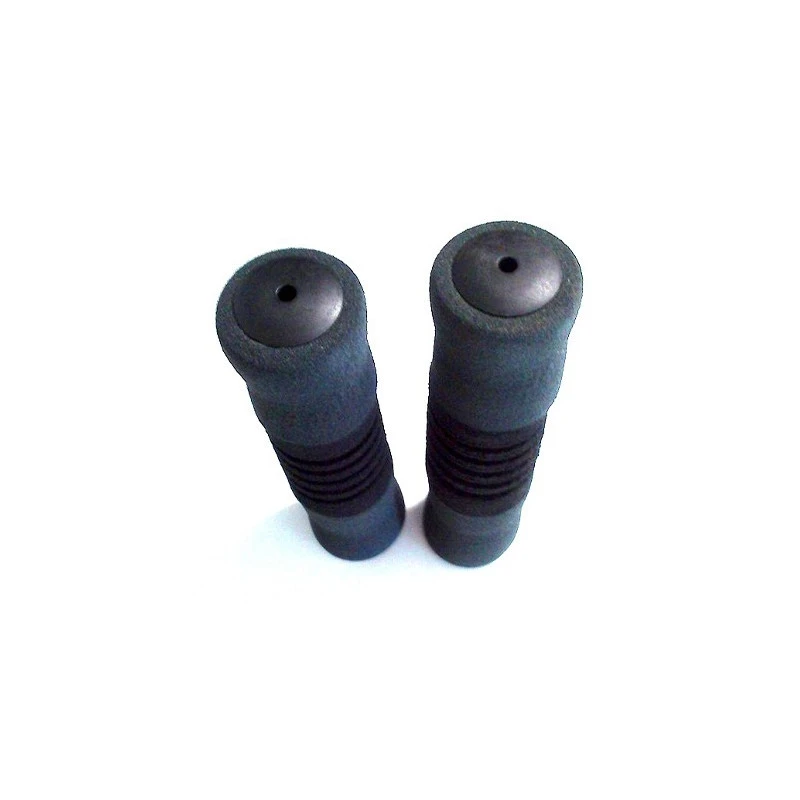 Paire De Poignée En Mousse Pour Guidon De Vélo + Embouts – Image 3