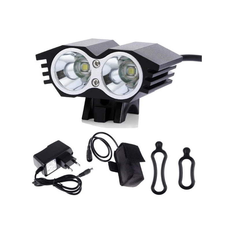 Phare De Vélo Avant 6000 Lumens Sur Guidon
