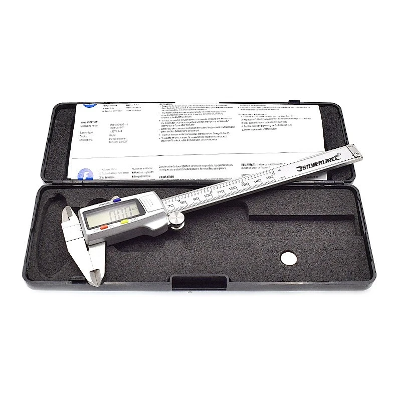 Silverline Pied à Coulisse Digital Et Manuel Pour Maintenance Vélo – Image 3