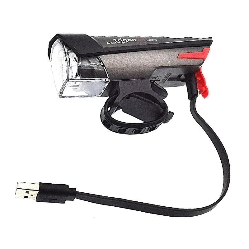 Projecteur Avant SPANNINGA TRIGON 25 Lux - Rechargeable USB, Fixation Sur Guidon – Image 6