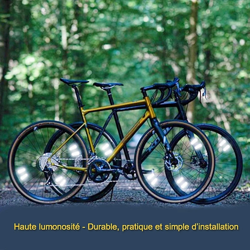 Réflecteurs De Rayons De Sécurité Pour Roues De Vélo - Par 4 – Image 4