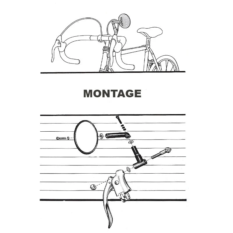 Rétroviseur ROAD Mirrycle Pour Cocotte Shimano STI – Image 3