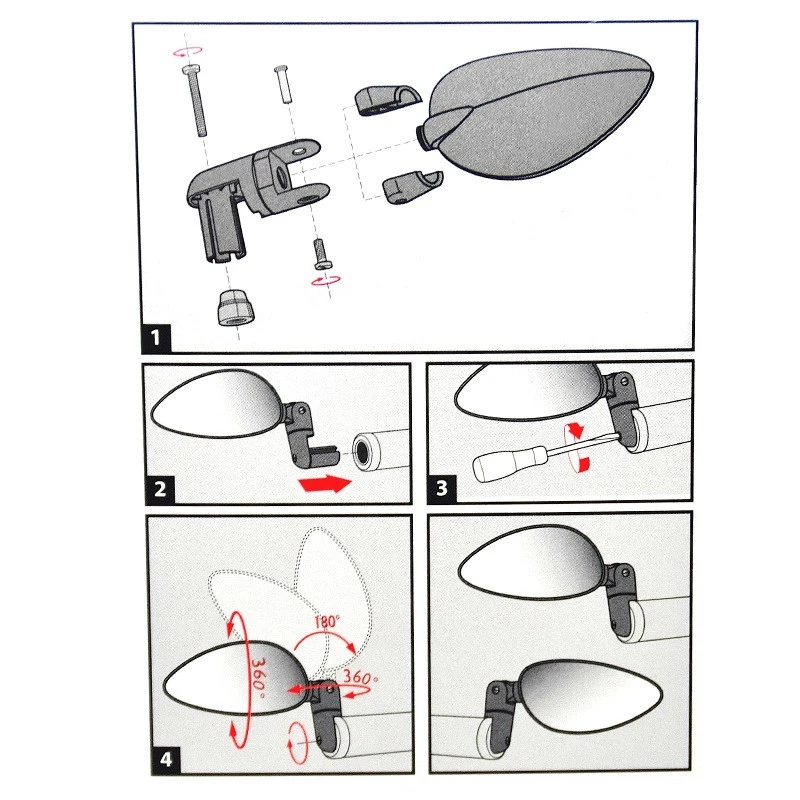 ZEFAL Rétroviseur Vélo Réversible Gauche/droite Zéfal Cyclop – Image 2