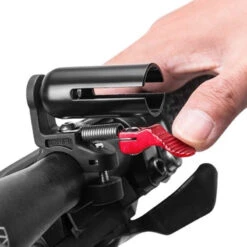 Sonnette De Vélo Portative En Aluminium Noir