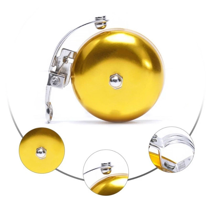 Sonnette De Vélo Vintage Couleur Or – Image 2