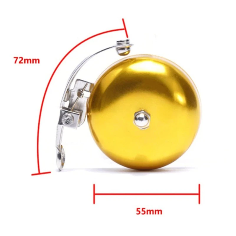 Sonnette De Vélo Vintage Couleur Or – Image 4