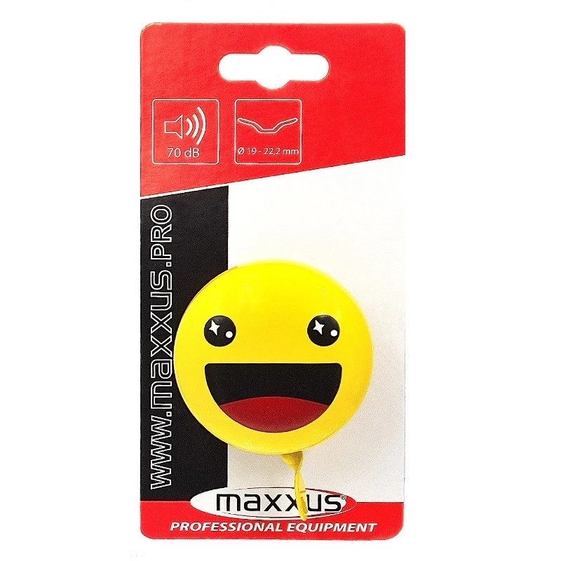 Sonnette Vélo Smiley Jaune 60 Mm – Image 2