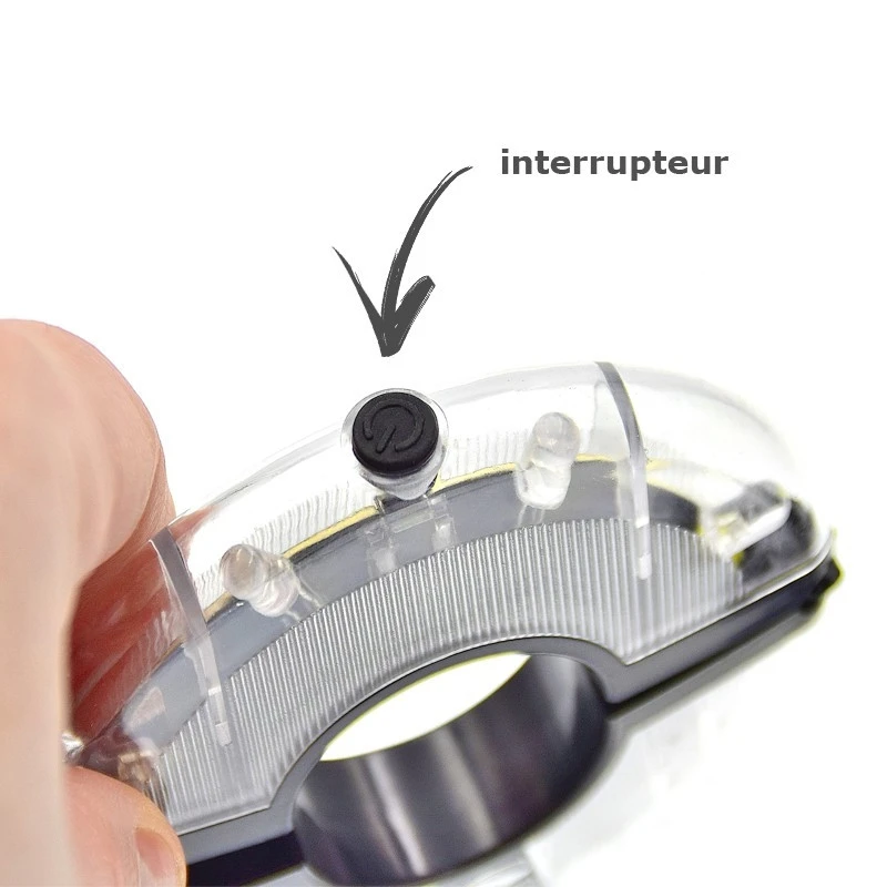 Soucoupe Lumineuse Bleu Pour Roue De Vélo – Image 3