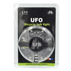 Soucoupe Lumineuse Bleu Pour Roue De Vélo