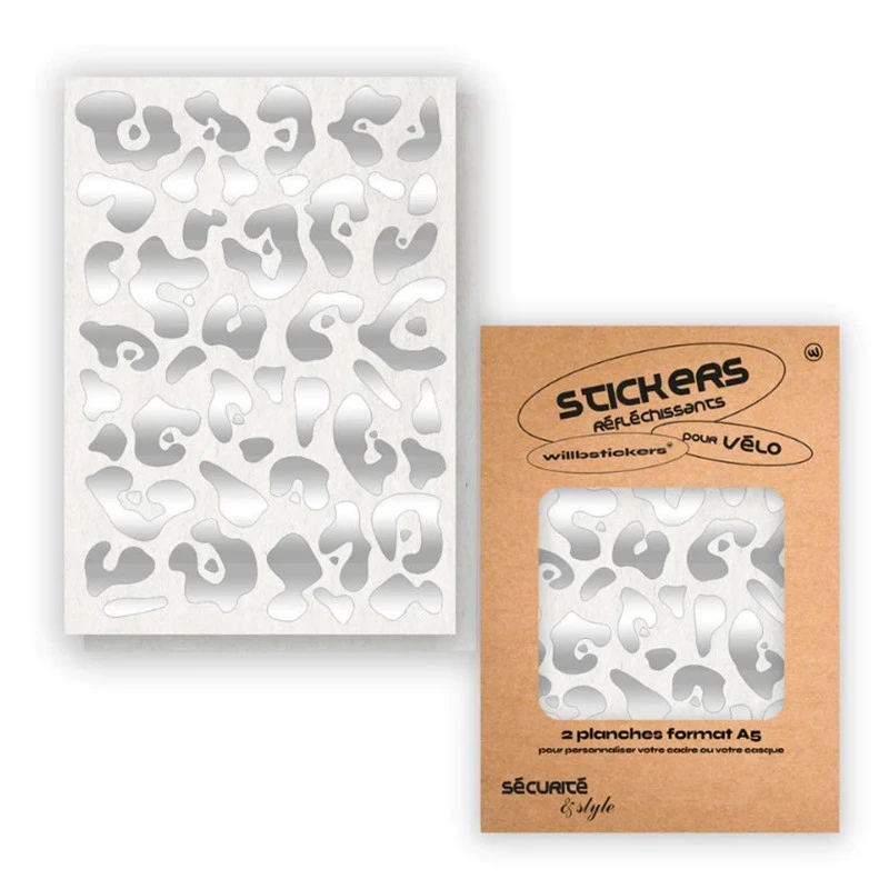 Stickers Réfléchissants Pour Cadre De Vélo Motif Léopard Will B